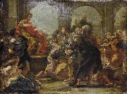 Giovanni Battista Gaulli Called Baccicio Painting depicting historical episode between Scipio Africanus and Allucius china oil painting artist